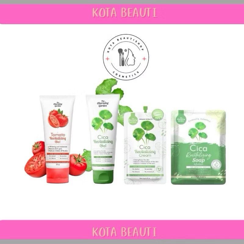 สบู่ใบบัวบก50g Cica Revitalizing Cream6g Cica Revitalizing Gel 50g Tomato Revitalizing Gel 50g