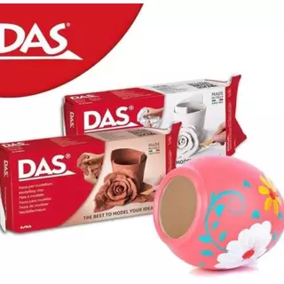 BestBuyStationery ดินปั้น DAS สีขาว / สีอิฐ/ สีเทา/ สีไม้ ดาส ดินปั้นธรรมชาติ Air Hardening Clay