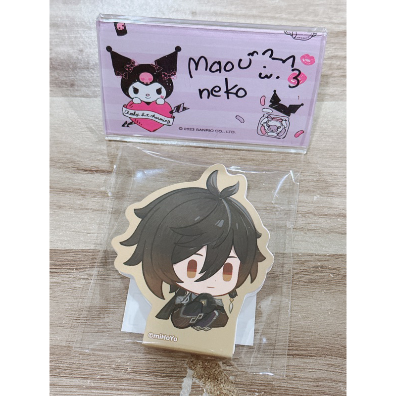 (พร้อมส่ง) Genshin Impact Zhongli Chibi Card Holder notepad official limited