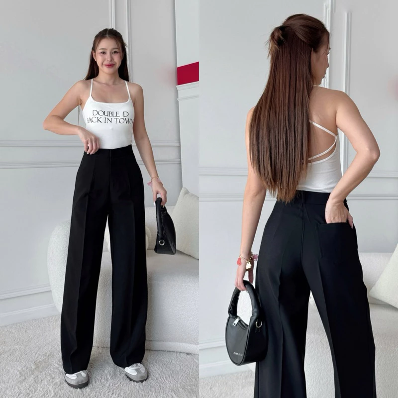 กางเกงกระบอกใหญ่ สีขายดีรุ่น Amma pants ที่ทุกคนต้องมี thumbnail 6