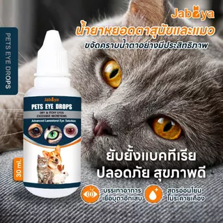ส่งด่วน! ลบคราบน้ำตา หยดตาสัตว์เลี้ยง ลบขี้ตาสุนัข/แมว คันตา