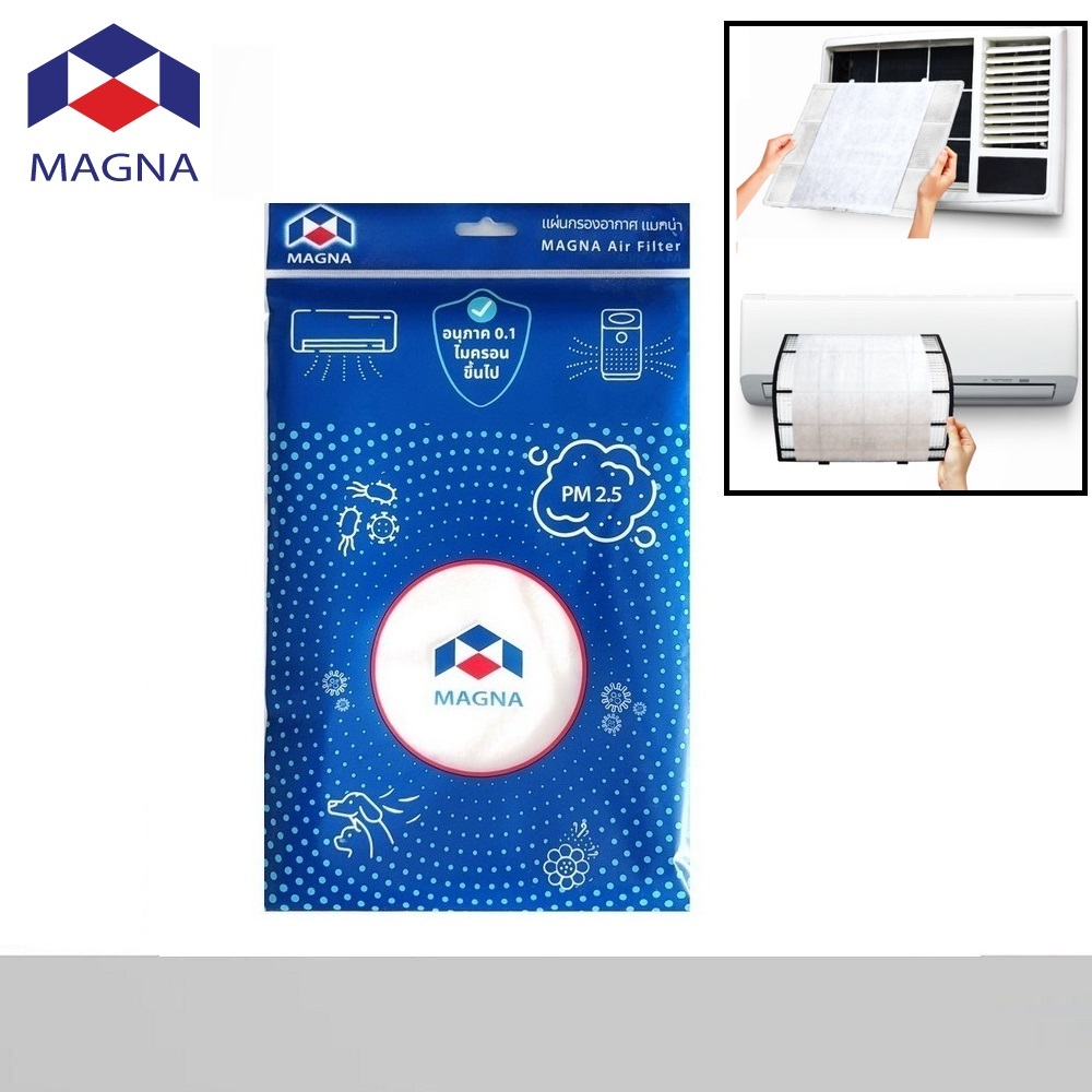 Magna 38x200cm PM2.5 แผ่นดักจับสิ่งแปลกปลอมในอากาศแบบม้วน Filtrete