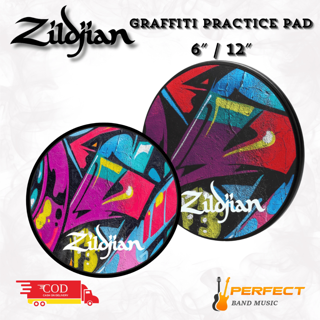 แป้นซ้อมกลอง Zildjian Graffiti Practice Pad [ผ่อน 0% 10เดือน]