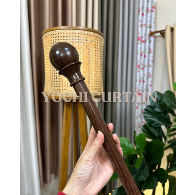 รางม่านหัวกลมใหญ่พรีเมี่ยม 1 ชั้น  อุปกรณ์ครบพร้อมติดตั้ง - รูปที่ 4