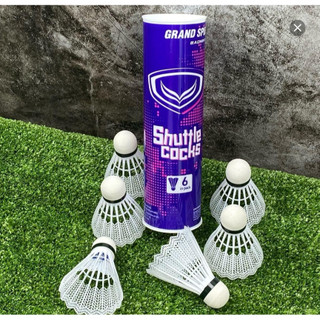 ลูกแบดมินตัน พลาสติก Grandsport รุ่น 372971 ล่าสุด(ราคาต่อหลอด) กีฬา ออกกำลังกาย กลางแจ้ง