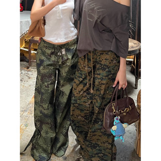 Quera Camo Qargo pants- กางเกงคาร์โก้