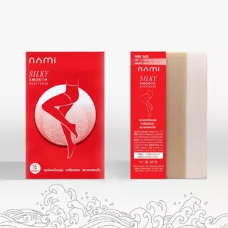 NAMI Silky Smooth นามิ ถุงน่องซองแดง ถุงน่อง ขาเรียว เนื้อเนียนนุ่ม สบายผิว ไม่อับชื้น สีเนื้อ สีดำ สีขาว NML-HSSP01
