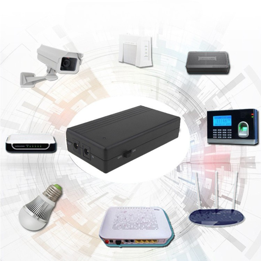 UPS สำรองไฟ เเบตสำรอง กล้องไร้สาย กล้องวงจรปิด มี2แบบ 12V 2A กล่องจ่ายไฟ ไฟดับใช้งานต่อเนื่องได้