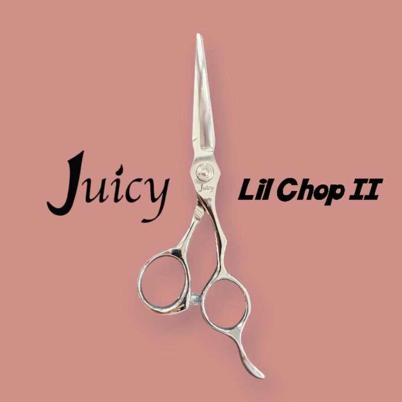 กรรไกรตัดผม 5.5นิ้ว Juicy รุ่น Lil Chop II ทำงานละเอียดได้ดีมากตัวเดียวทั้งตัดทั้งสร้างรายละเอียดเข้าที่แคบทำได้ทุกอย่าง
