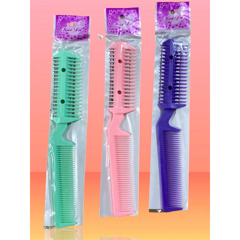 C0154  12 ชิ้น ด้ามมีดซอยผมคละสี – โปรปัง