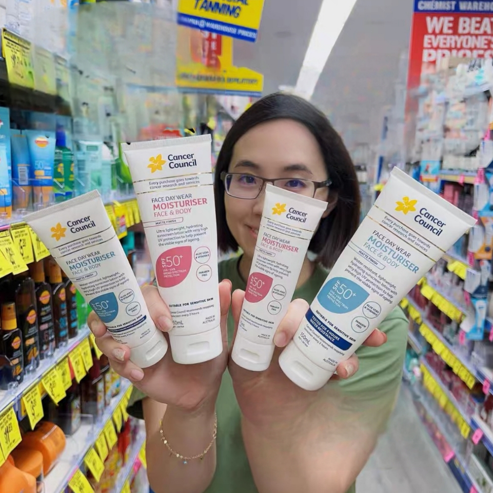 Cancer Council Australia Face Day Wear Moisturiser Matte SPF 50+ UVA UVB 75 ml ครีมกันแดด