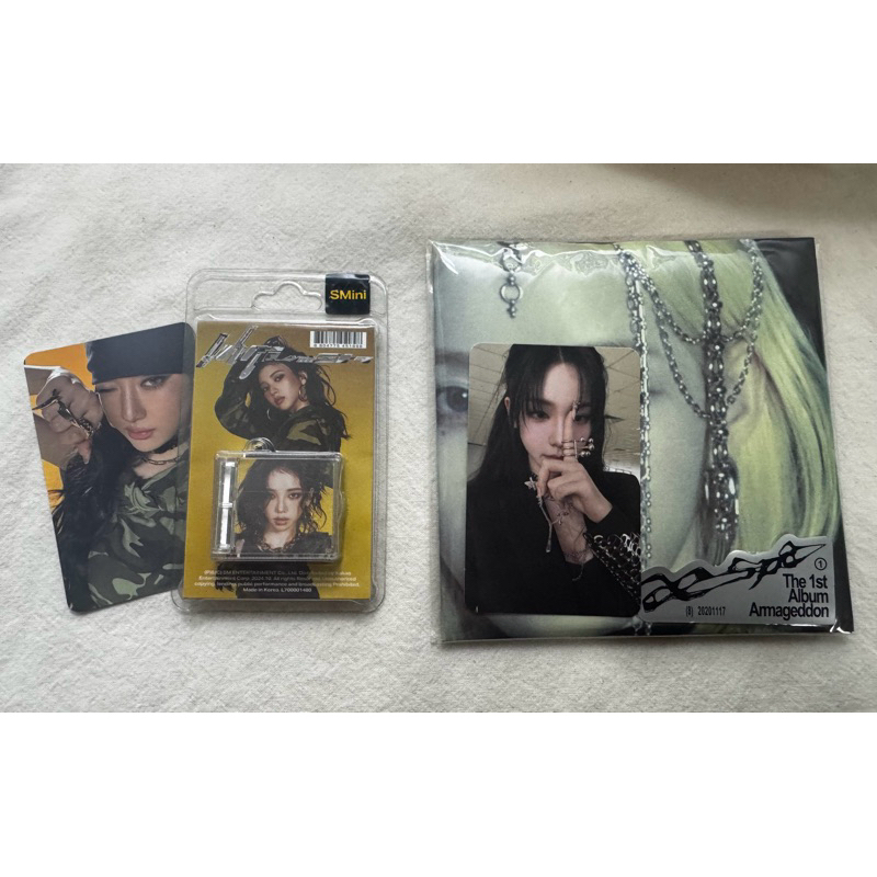 (พร้อมส่ง) aespa album Armageddon poster ver., Whiplash SMini ver.