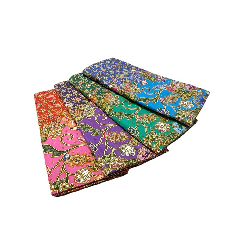 ผ้าถุงปาเต๊ะ ผ้าถุงสำเร็จ BATIK RATNA DEWI คละสี เย็บแล้วพร้อมใส่