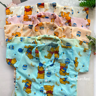 ชุดนอนเด็กคอปกแขนสั้น-ขาสั้น(9เดือน-2ขวบ)