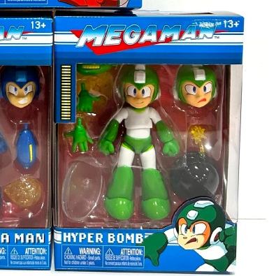 + Jada Toys Hyper Bomb Mega Man cutman cut 4.5 นิ้ว 1/12 สเกล