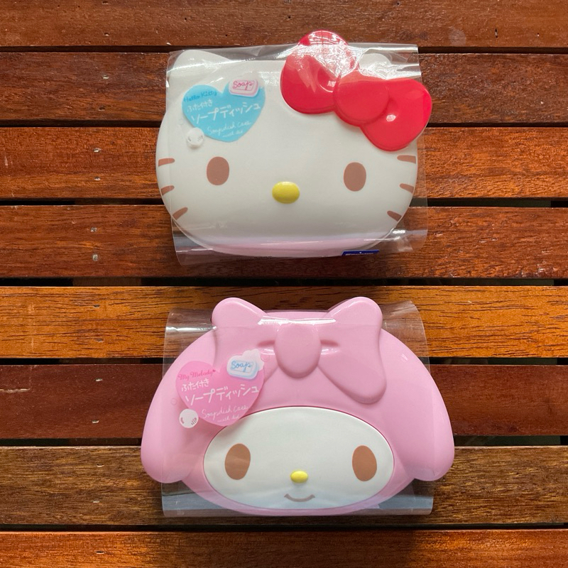 ที่วางสบู่ sanrio hello kitty/my melody soap case