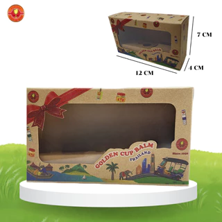 Gift Box Set Inhaler | กล่องของขวัญ ยาดมตราถ้วยทอง (หลอดฟ้า)