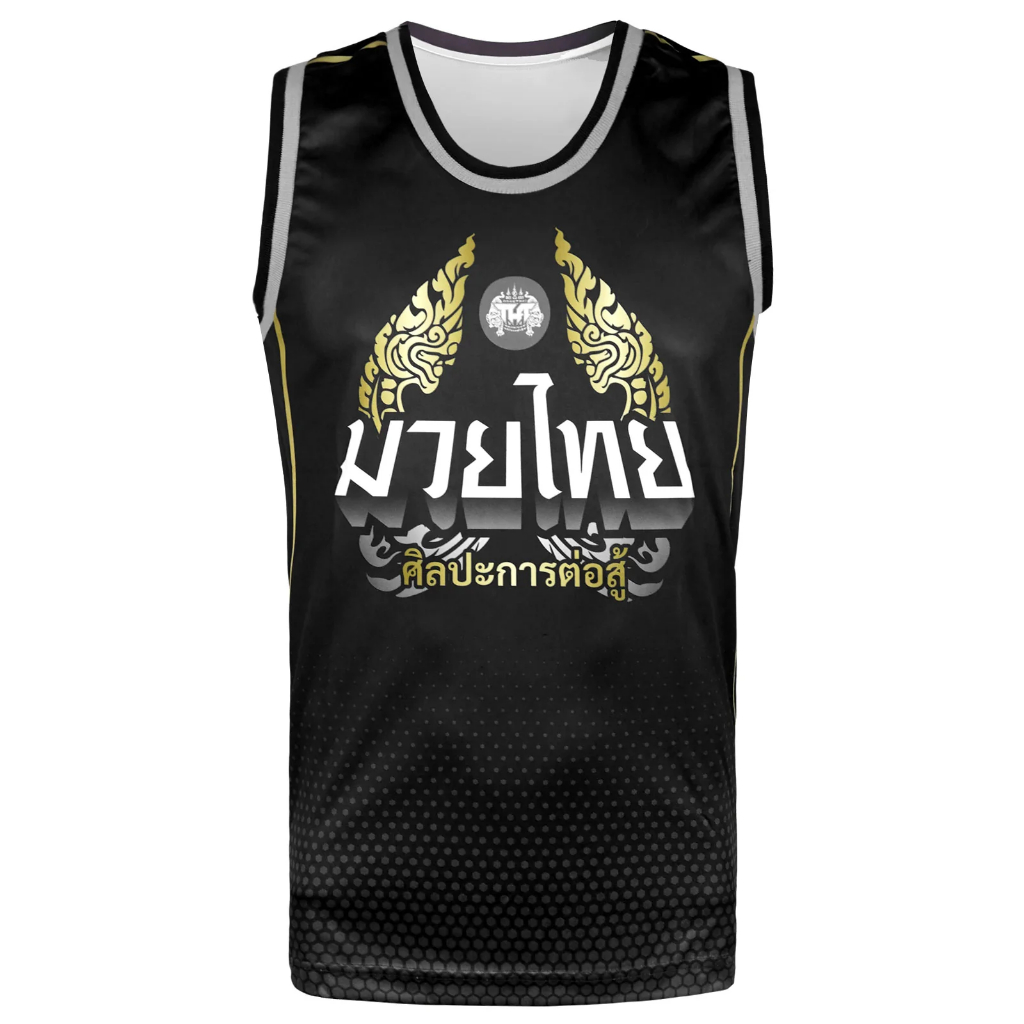 TUFF Muay Thai Boxing Tank Top เสื้อกล้ามมวยไทย เสื้อฟิตเนส เสื้อกีฬา ใส่ออกกำลังกาย ลำลอง แฟชั่น