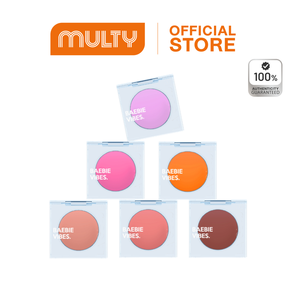 La Glace Baebie Vibes Cream Blush 3.8 g. ครีมบลัชลากลาส