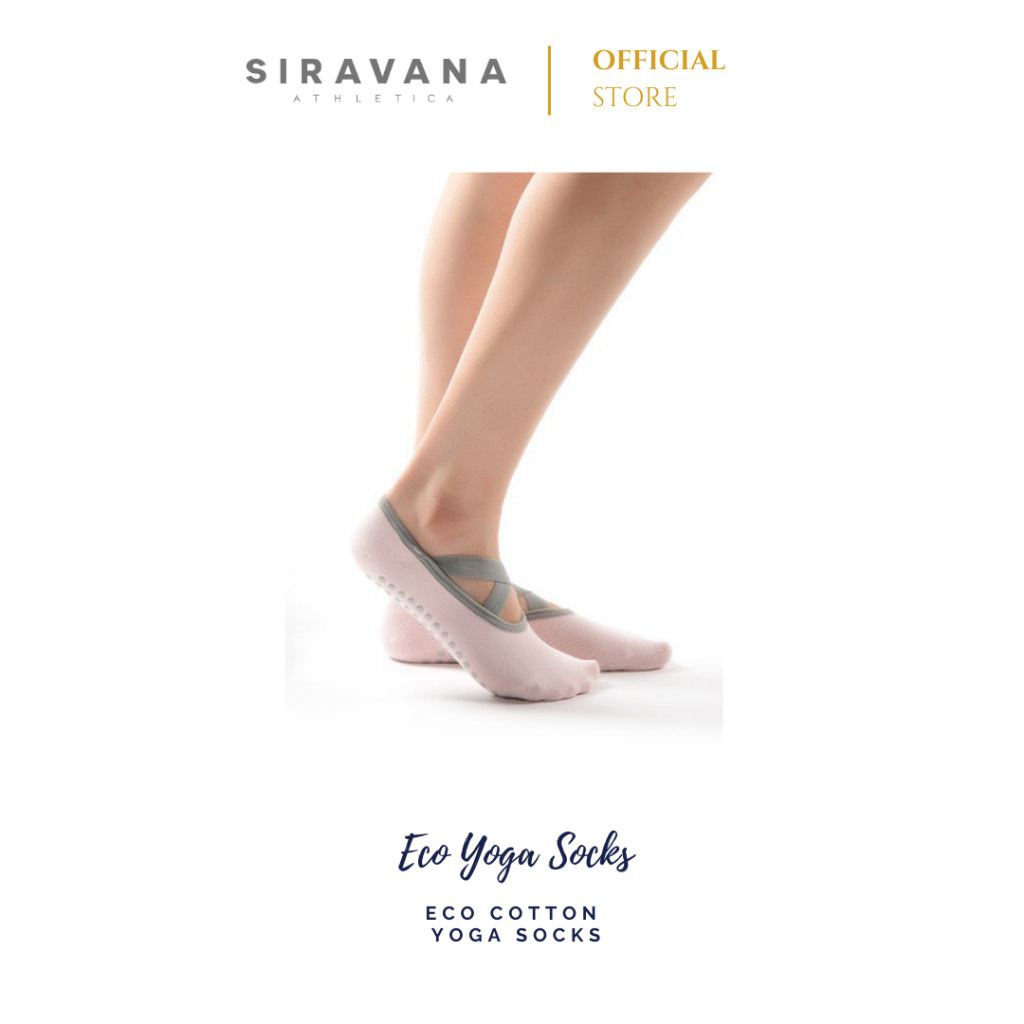 Eco Yoga Socks MEIKAN Non-Slip ถุงเท้าโยคะ Yoga Socks Size 36-39