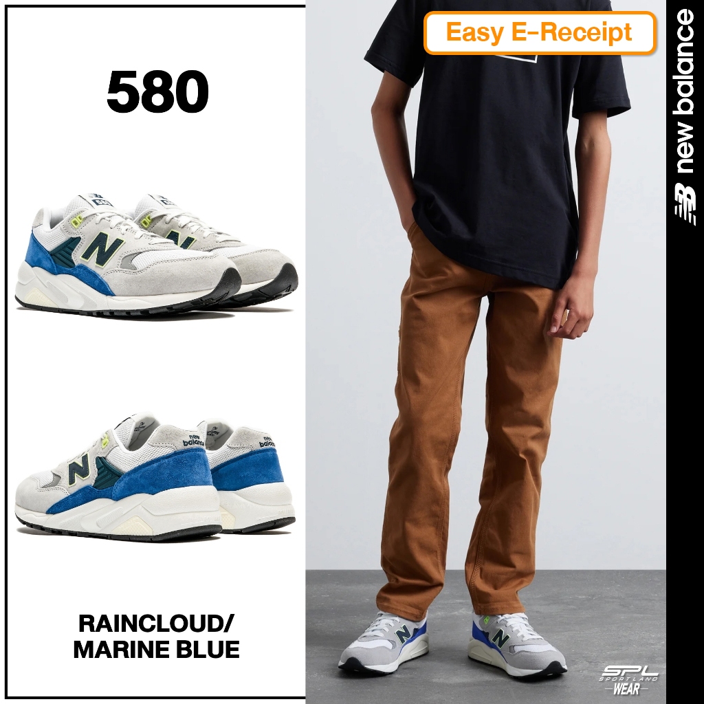 New Balance นิวบาลานซ์ รองเท้าผ้าใบ รองเท้าแฟชั่น NB M 580 Raincloud Blue MT580WT2 (5800)