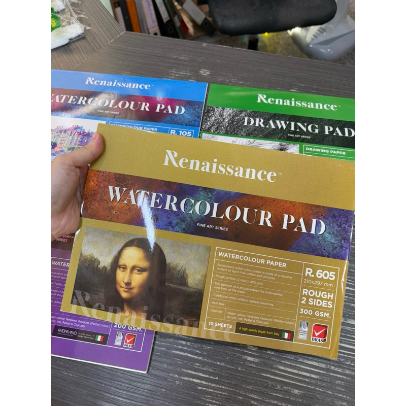 Renaissance สมุดสเก๊ตและสีน้ำA4/A3 รุ่น R205/R105/R605/R305 และR102/R202/R602 - รูปที่ 5