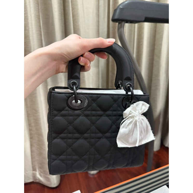 ของแท้ 100% Lady dior super black size small