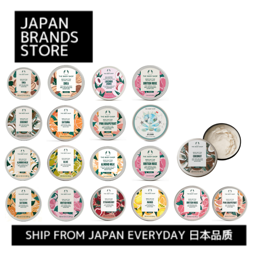 [Ship from Japan Direct]The Body Shop Body Butter 19 types/Shipped from Japan/Japanese Quality/Japanese brand/ส่งจากญี่ปุ่น/คุณภาพญี่ปุ่น/แบรนด์ญี่ปุ่น
