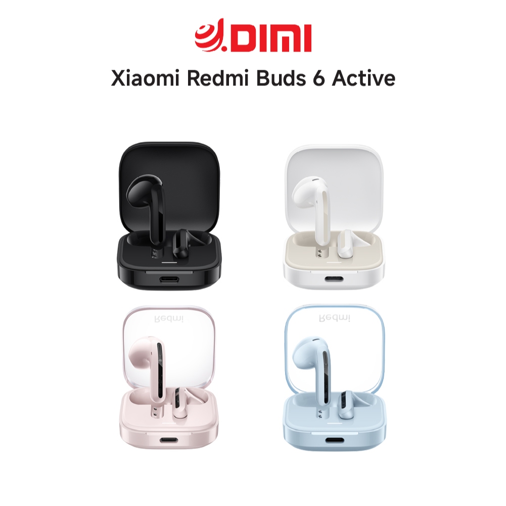 Xiaomi Redmi Buds 6 Active หูฟังบลูทูธ 5.4 ไดรเวอร์ไดนามิกใหญ่ 14.2 มม ลดเสียงรบกวน