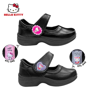 Hello Kitty รองเท้าเด็กนักเรียนหญิงคิตตี้ รุ่นตีนตุ๊กแก ไซต์25-30 KTL-542,KTL-545