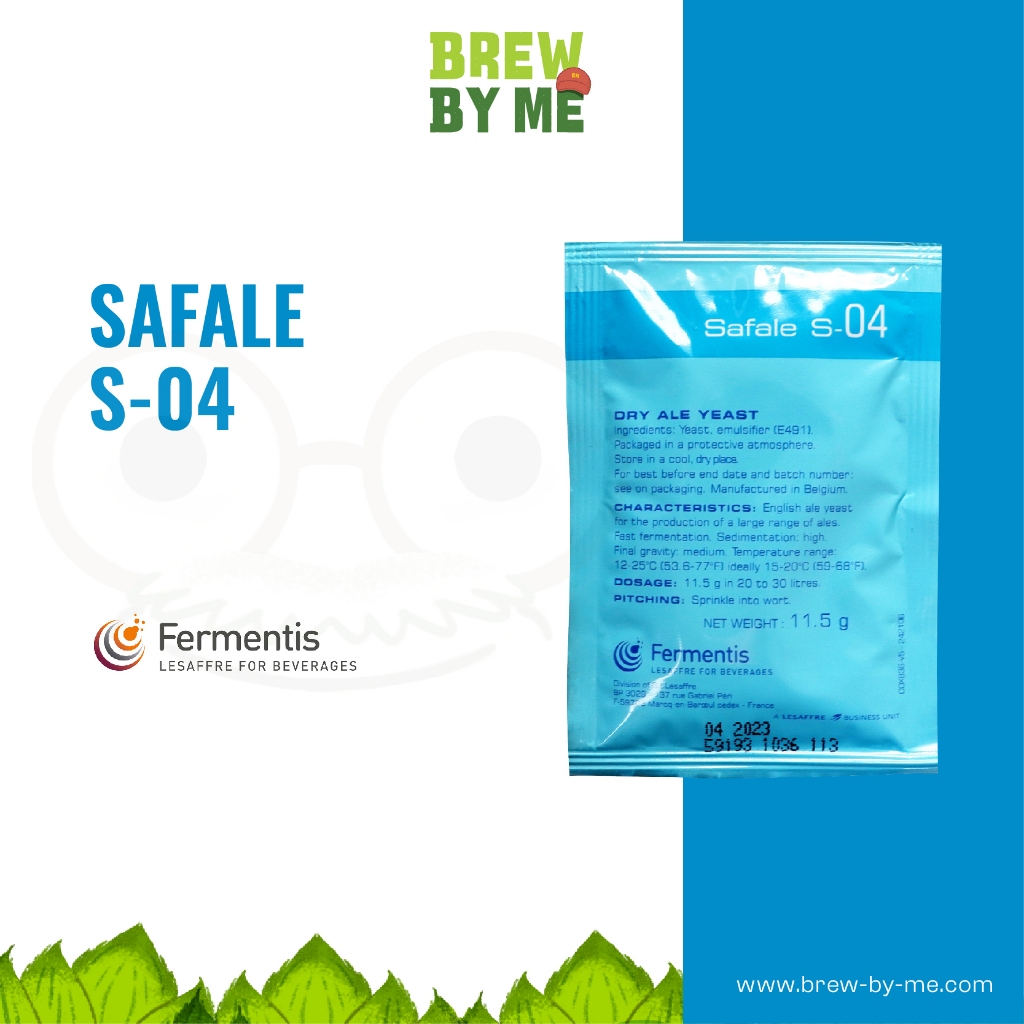ยีสต์หมักเบียร์ Fermentis SafAle S-04 #homebrew