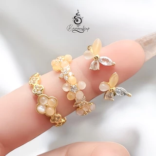 ✨ผ่านพิธี✨แหวนหินซันสโตน หินนำโชครุ่งโรจน์ทุกด้าน เสริมความมั่นใจ อำนาจ บารมี