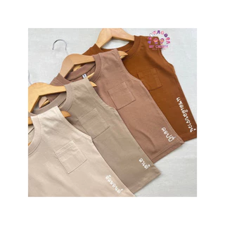 CHE เสื้อกล้าม เสื้อแขนกุดเด็ก S-XL (พร้อมส่งในไทย)