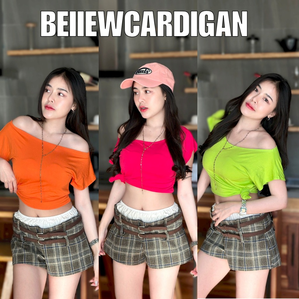 BEIIEW มาแล้ววว ต้อนรับซัมเมอร์กันนนน 🌤️ ร้อนแรง เซกซี่มากค่าคุณพี่ เสื้อปาดไหล่มัดเอว ปรับระดับความเซกซี่ได้เลย สวย แซ่