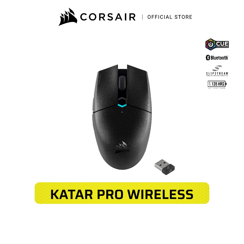 CORSAIR KATAR PRO WIRELESS – เมาส์เกมมิ่งไร้สาย