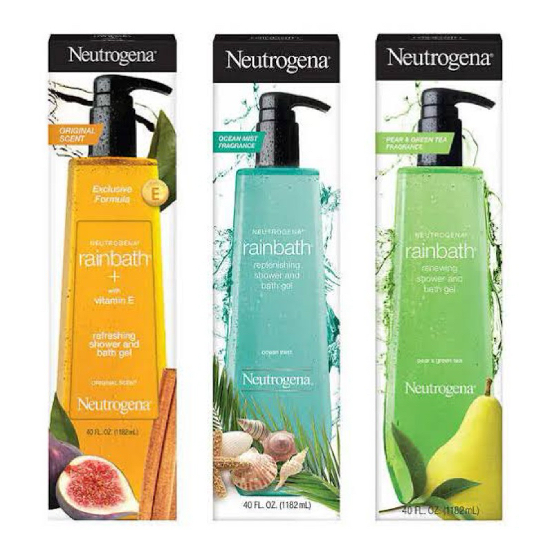 (💦 เจลอาบน้ำ สูตรนำเข้า) Neutrogena Rainbath Shower & Bath Jel