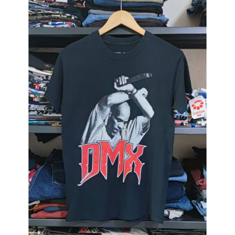 เสื้อยืดมือสอง DMX  Size S  17.5/27 Made in Dominican ผ้า Cotton 100% สภาพดี  8/10
