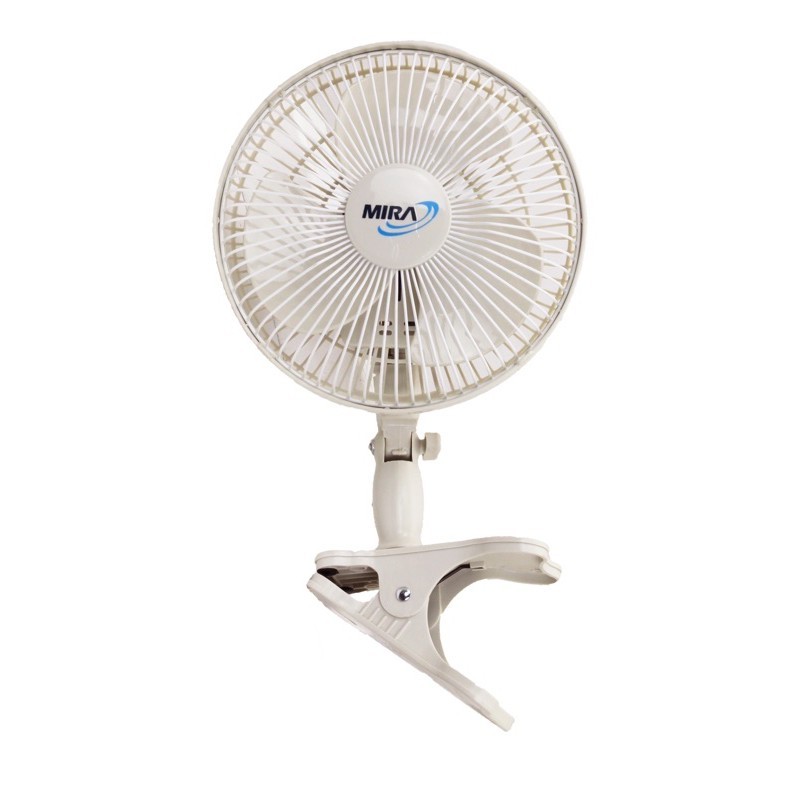 พัดลม แบบขาหนีบ แบบเสียบปลั๊ก ขนาด 8 นิ้ว ยี่ห้อ มิร่า รุ่น M-13