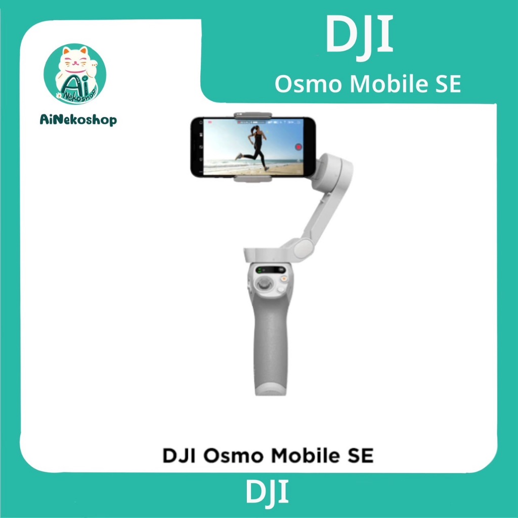 DJI Osmo Mobile SE - Smartphone Stabilizer | ไม้กันสั่นสำหรับสมาร์ทโฟน | ระบบกันสั่น 3 แกน | ตัวเครื่องพับได้น้ำหนักเบา