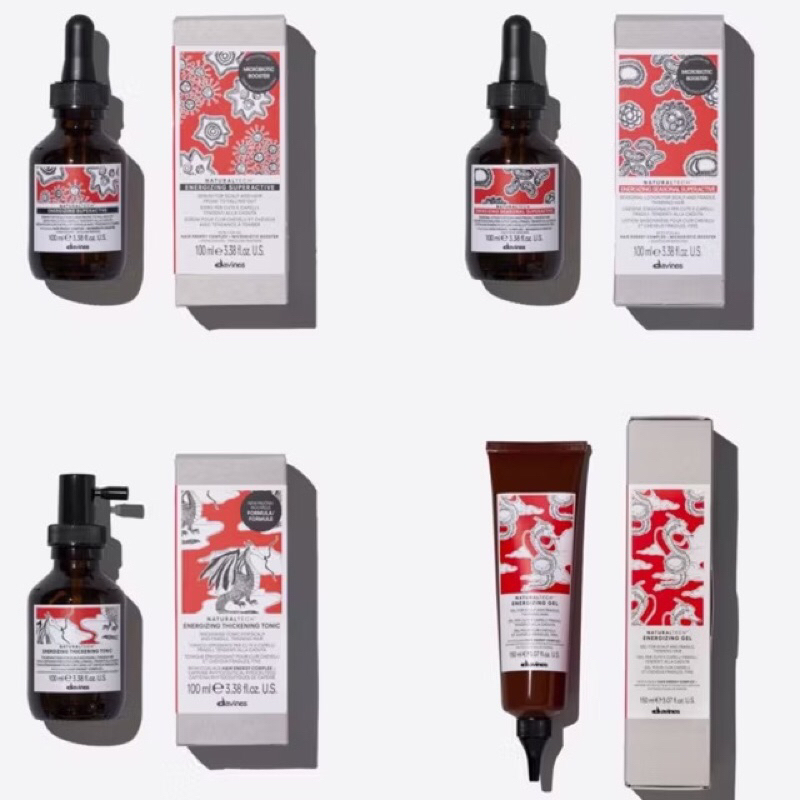 Davines Energizing Thickening 100ml / Seasonal Superactive 100ml  / Superactive 100ml / Gel 150ml เซ