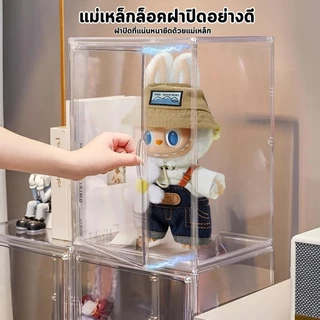 กล่องเก็บโมเดล ป้องกันฝุ่นและความชื้นกล่องอะคริลิคใส กล่องโชว์โมเดล วางซ้อนกัน กล่องใส่ตุ๊กตากล่องอะคริลิคMolly 400%