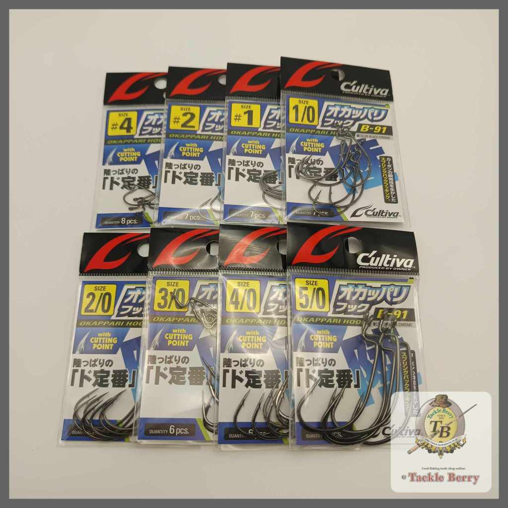 Owner Okappari B-91 / เบ็ดหนอนตัวจิ๊ด B-91