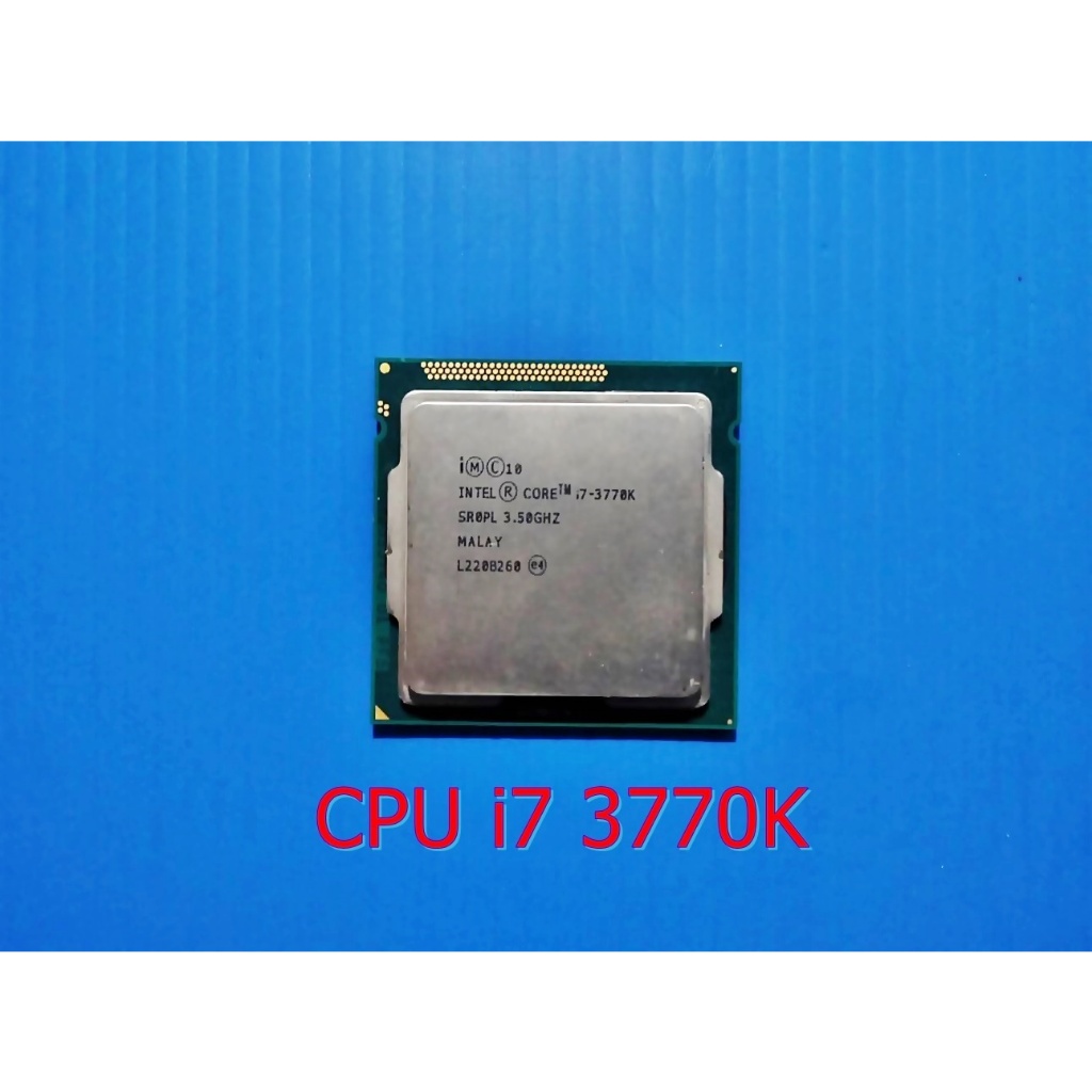 CPU (ซีพียู) INTEL CORE i7 3770K 4C 8T  3.5GHz ( LGA 1155 ) สินค้ามือสอง ประกันยาว 1 เดือน