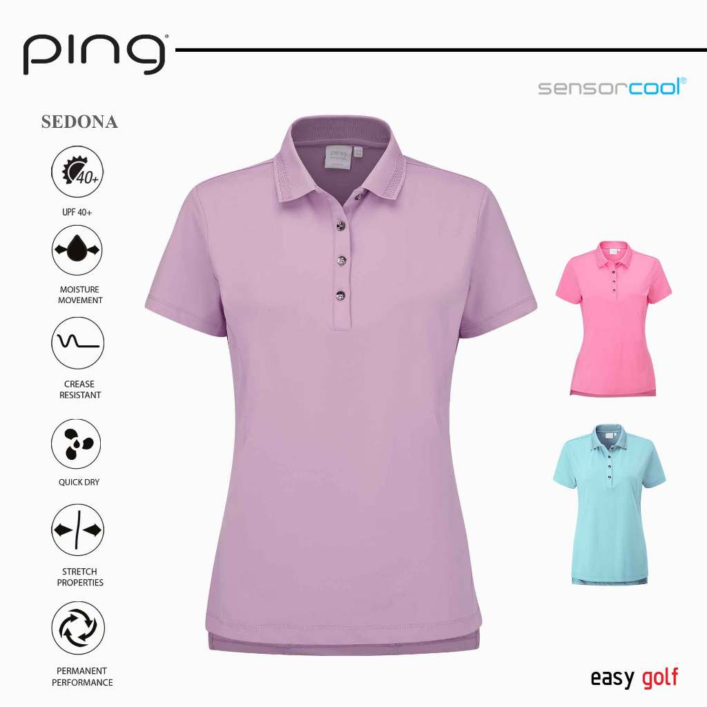 PING SEDONA POLO PING WOMEN'S POLO  เสื้อกีฬากอล์ฟผู้หญิง