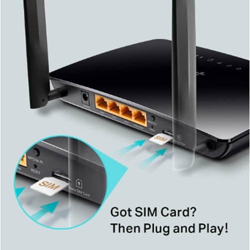 MOBILE ROUTER (โมบายเราเตอร์) TP-LINK ARCHER MR202 - AC750 WIRELESS DUAL BAND 4G LTE ROUTER