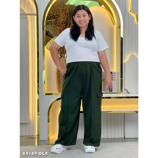 💥ผ้าลินินกางเกงคาร์โก้ | สไตล์ลำลองสุดเท่📏 ขนาดสินค้า (Freesize): เอว: 28-52 นิ้ว (ยางยืดปรับได้) สะโพก: 48-58 นิ้ว