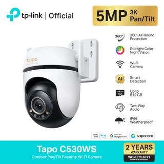 🔥ขายดีมาก🔥⚡️กล้องวงจรปิดไร้สาย⚡️ TP-LINK (Tapo C530WS) 3K 5MP Outdoor Pan/Tilt Security Wi-Fi Camera