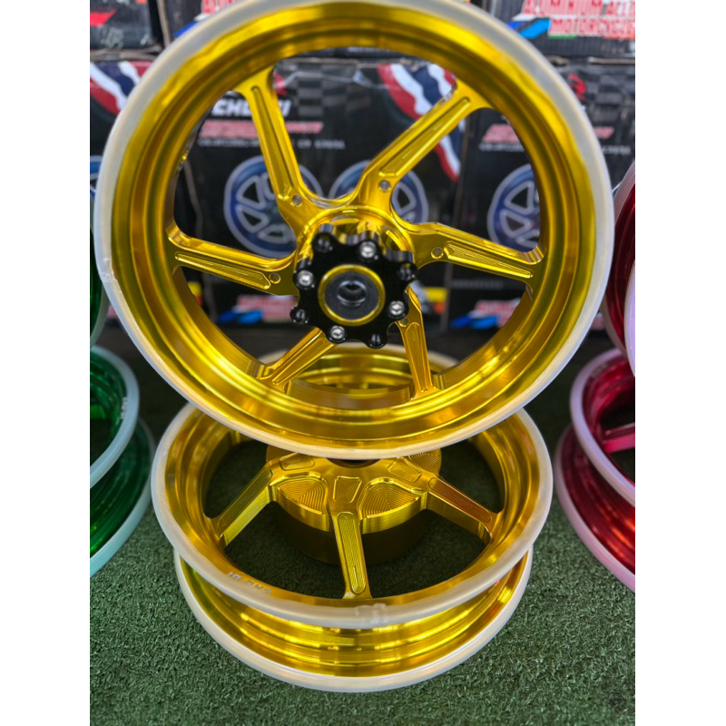 ล้อCNC จีออโน่ CHOBI ตรงรุ่น100% ใส่ได้เลยไม่ต้องแปลง ดุมหลังเบ้าเต็ม Giorno+ ใส่กับยางเดิมได้ - รูปที่ 2