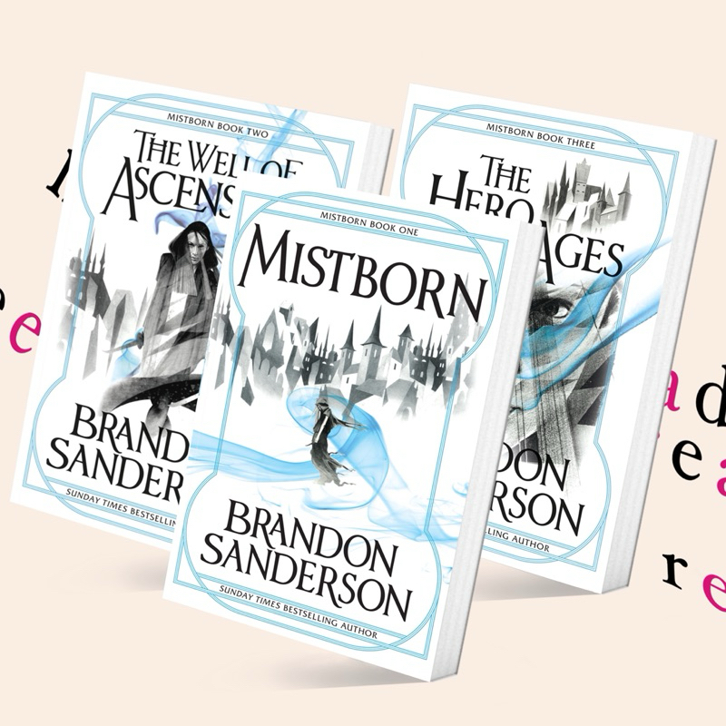 Mistborn #1 / The Well of Ascension #2 / The Hero of Ages #3 by Brandon Sanderson (หนังสือภาษาอังกฤษ)
