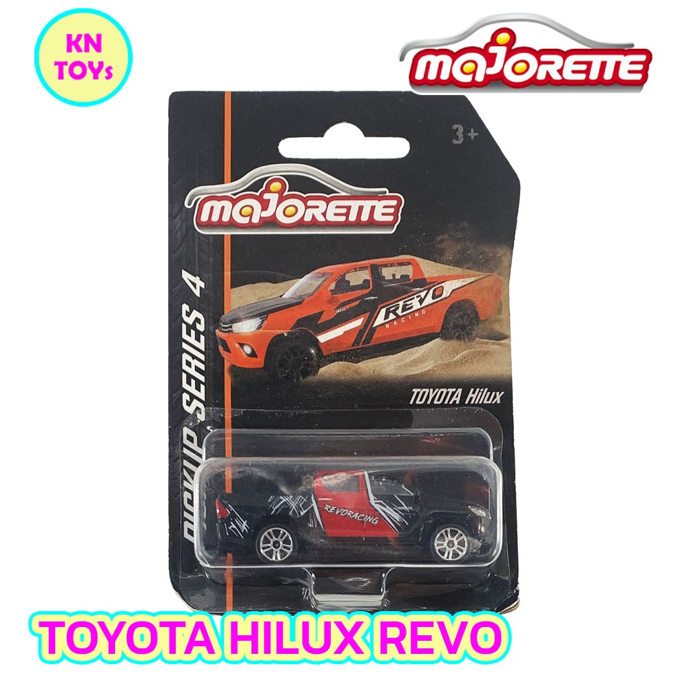 MAJORETTE PICKUP SERIES 4 2020 TOYOTA HILUX REVO BLACK มาจอเร็ตต์ มาจอเร็ท ปิคอัพ ซีรีย์ 4 2020 โตโยต้า ไฮลักซ์ รีโว่ สี